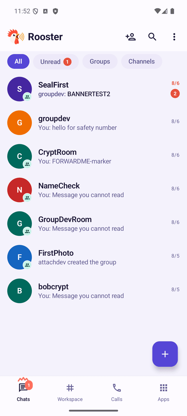 Your chats, in one place